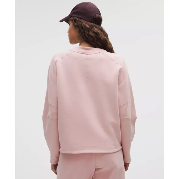 Lululemon Loungeful Relaxed Crew Sweatshirt Mink Berry Womens Size XL - Picture 2 of 2
